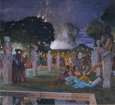 Festivities around Venice by Konstantin Somov