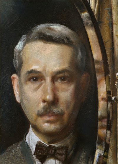 Self-portrait in a Mirror, 1928 by Konstantin Somov