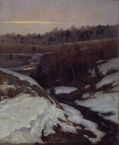 Early Spring by Konstantin Yakovlevich Kryzhitsky