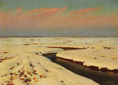 Winter Landscape by Konstantin Yakovlevich Kryzhitsky