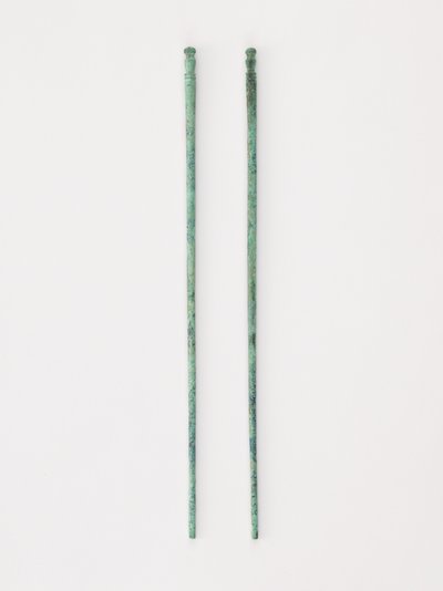 Pair of chopsticks by Korean School