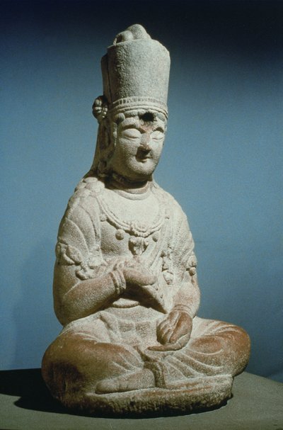 Seated Bodhisattva of Hansong-sa, Korea by Korean School