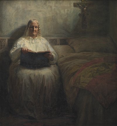 Leonora Christina in the Maribo Monastery by Kristian Zahrtmann
