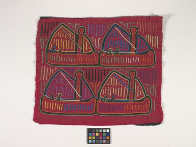 Shirt Panel (Mola) by Kuna Indian Culture