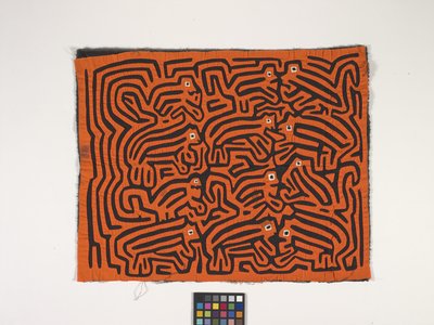 Shirt Panel (Mola) by Kuna Indian Culture