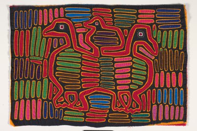 Shirt Panel (Mola) by Kuna Indian Culture