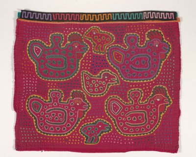 Shirt Panel (mola) by Kuna Indian Culture