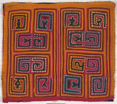 Shirt Panel (mola) by Kuna Indian Culture