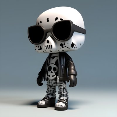Chibi Tiny Skeleton 3 by Kurt Heppke