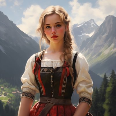 german girl 1 by Kurt Heppke