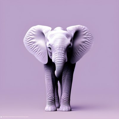 Duotone Dark Lavender and Light Lavender 1 by Kurt Heppke