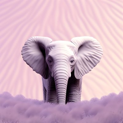 Duotone Dark Lavender and Light Lavender 2 by Kurt Heppke