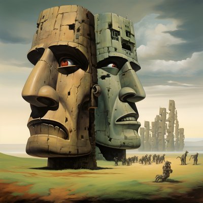 Easter Island Moai 3 by Kurt Heppke