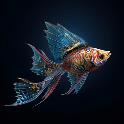 A Flying Fish 1 by Kurt Heppke
