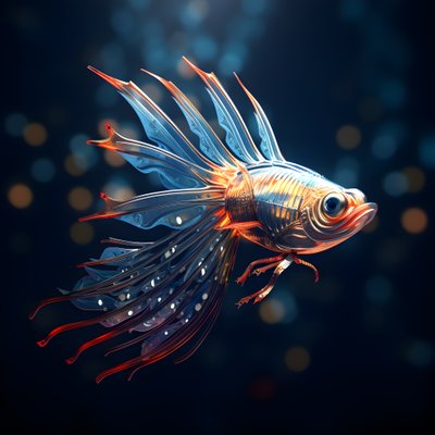 A Flying Fish 2 by Kurt Heppke