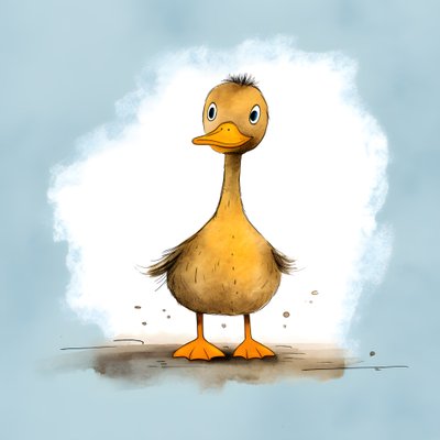 Duck in the Field 4 by Kurt Heppke