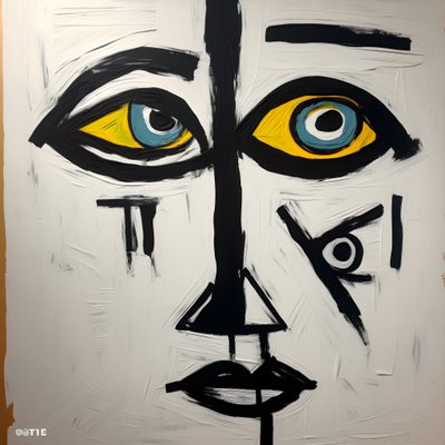 Face with 3 Eyes 2 by Kurt Heppke