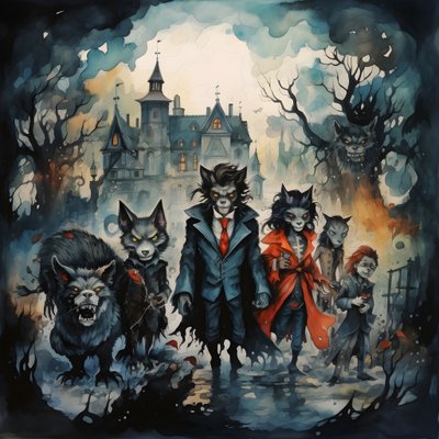 Halloween with Vampires and Werewolves 3 by Kurt Heppke