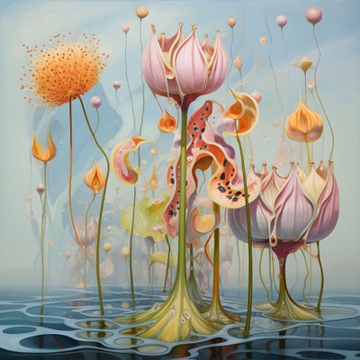 Lotus Flower Seed Pods 4 by Kurt Heppke