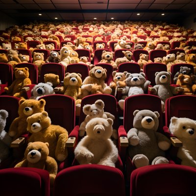 Millions of Teddy Bears in a Cinema 1 by Kurt Heppke