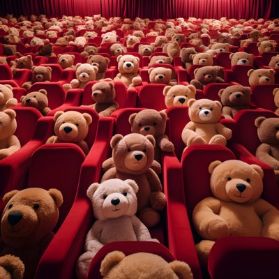 Millions of Teddy Bears in a Cinema 3 by Kurt Heppke