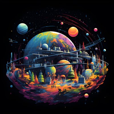 Planetarium in Space 2 by Kurt Heppke