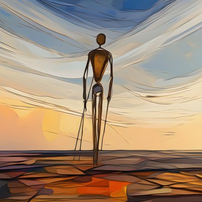 Stick Figure 3 by Kurt Heppke