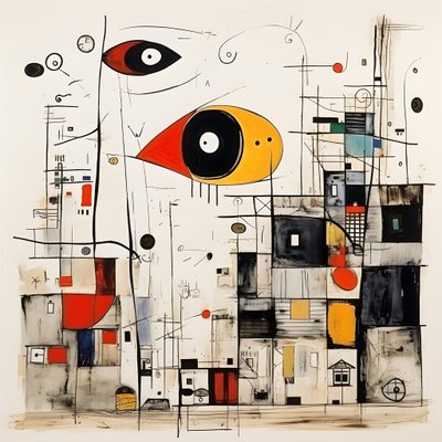 Surreal Illustrations by Joan Miró 3 by Kurt Heppke