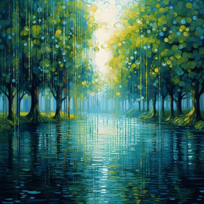 Weeping Willows 2 by Kurt Heppke