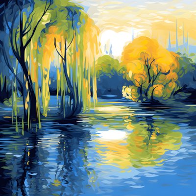 Weeping Willows 4 by Kurt Heppke