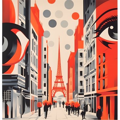 Advertisement Poster, Paris, France 4 by Kurt Heppke