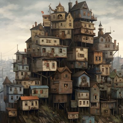 A city of lying houses by Kurt Heppke