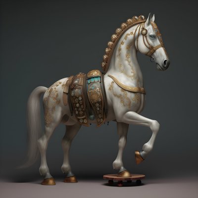 anthropomorphic horse 3 by Kurt Heppke