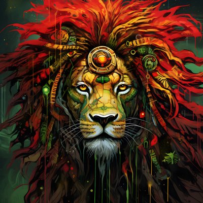 Bohemian Lion Spirit 1 by Kurt Heppke