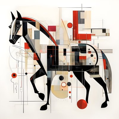 Cat Horse 4 by Kurt Heppke