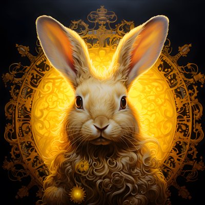 A Yellow Hare 4 by Kurt Heppke