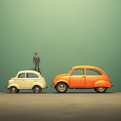 A Big and a Small Car 2 by Kurt Heppke