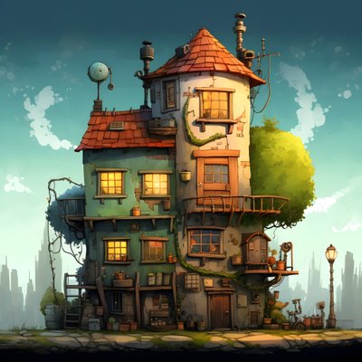 a big and a small house 2 by Kurt Heppke
