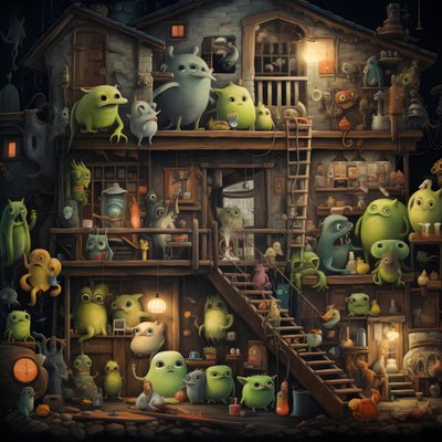 A Lot of Godzilla in the House 1 by Kurt Heppke