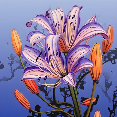 an African lily 4 by Kurt Heppke