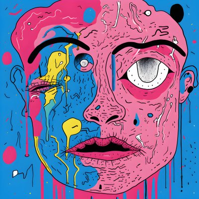 Pink Face 2 by Kurt Heppke
