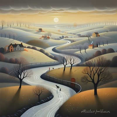 Romantic Landscape 2 by Kurt Heppke