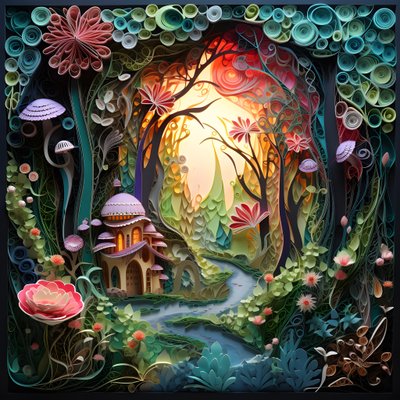 Whimsical Forest Hideaway 3 by Kurt Heppke