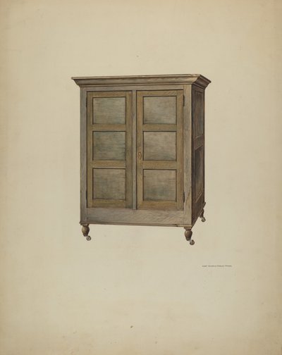 Cabinet, c. 1940 by Kurt Melzer