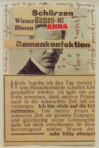 To Walter Dexel by Kurt Schwitters