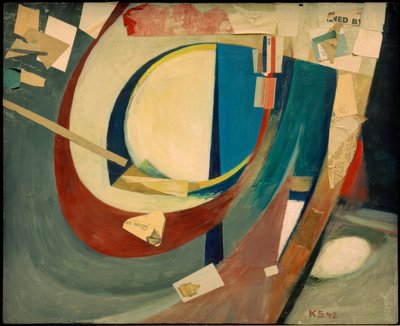 Abstract Painting Skoyen II by Kurt Schwitters