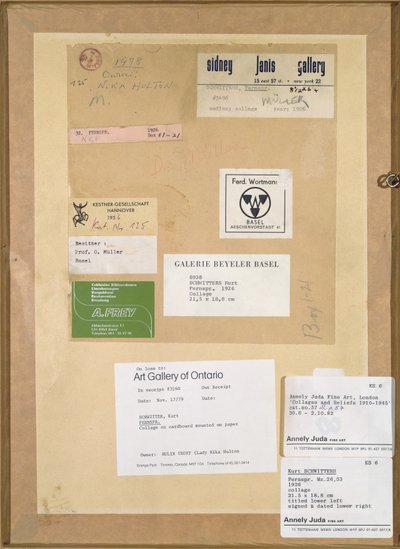 Fernspr. by Kurt Schwitters