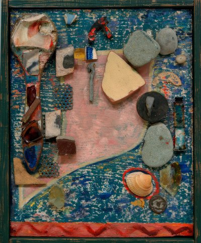 Small Merz Picture with Many Parts by Kurt Schwitters