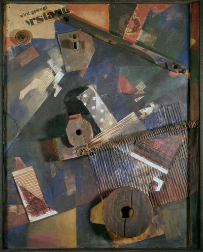 Construction Merz. Dislocated Forces by Kurt Schwitters