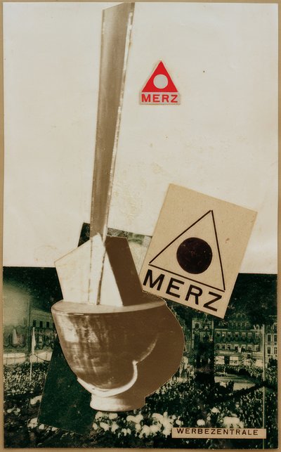 MERZ-ADVERTISING CENTER by Kurt Schwitters